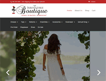 Tablet Screenshot of irresistibleboutique.com